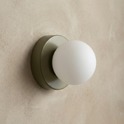 Lumen Iron Glass LED Wall Sconce