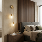 Lumen Meza Gold Wall Sconce Set
