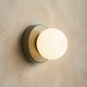 Lumen Iron Glass LED Wall Sconce