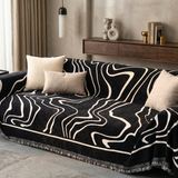 Drapée Monochrome Chic Sofa Cover