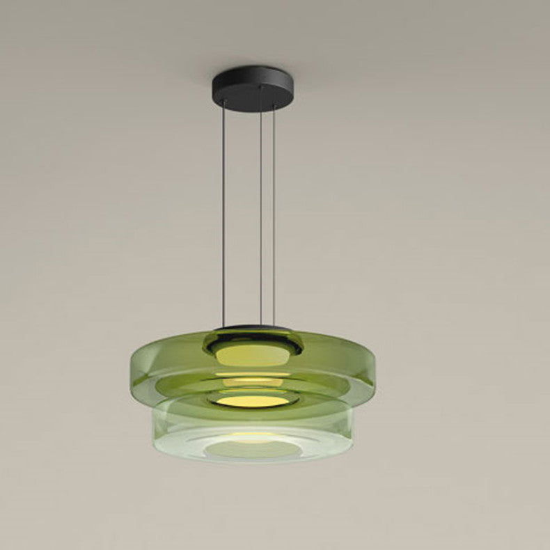 Lumen Carla Bauhaus Glass Pendant Light