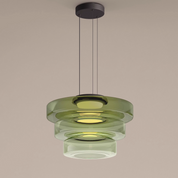 Lumen Carla Bauhaus Glass Pendant Light