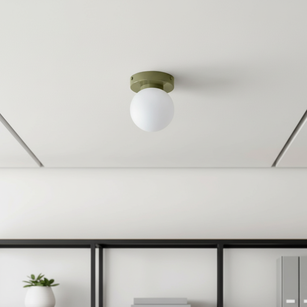 Lumen Frosted Globe Wall Sconce