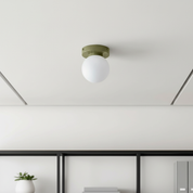 Lumen Frosted Globe Wall Sconce