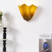 Lumen Skirt Shell Glass Wall Light