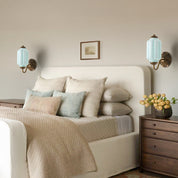 Lumen Eloise Milk Glass Wall Sconce