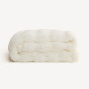 Drapée Faux Rabbit Fur Throw Blanket