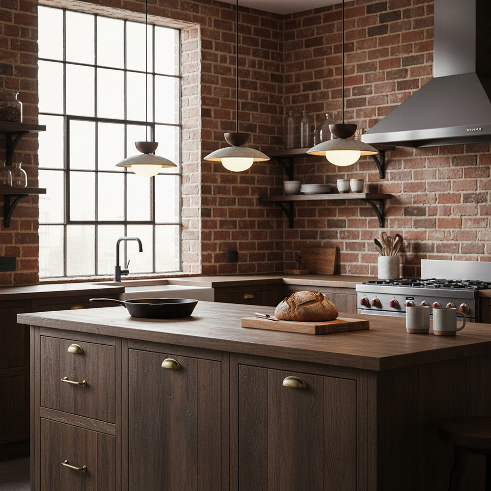 Lumen Tia Travertine Pendant