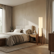 Lumen Walnut Nordic Floor Lamp