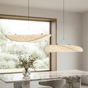 Lumen Japandi Silk Pendant Light