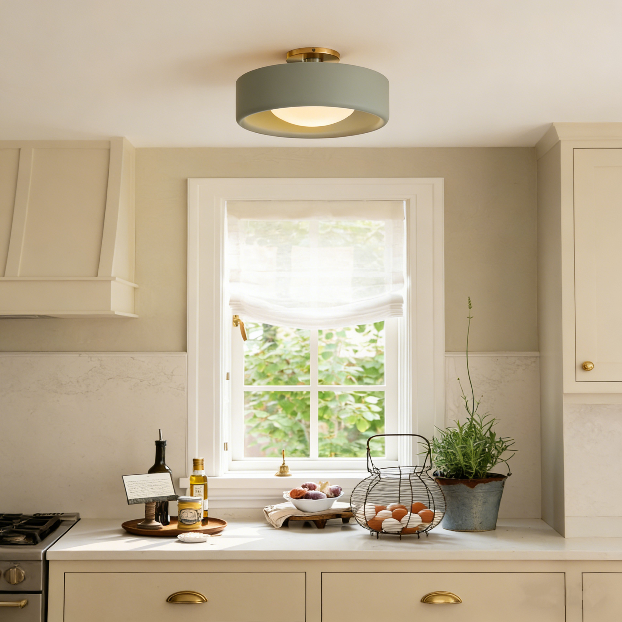 Lumen Porcelain Ceiling Light