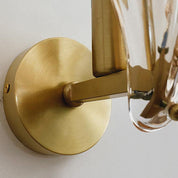 Lumen Brass Seashell Wall Light