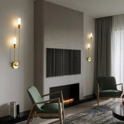 Lumen Meza Gold Wall Sconce Set
