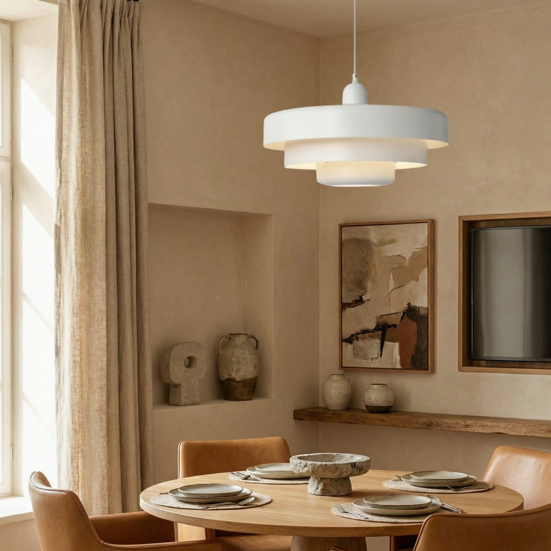 Lumen Bauhaus Three Tier Pendant Light