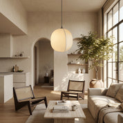 Lumen Kumo Linen Pendant Light