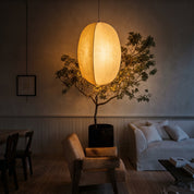 Lumen Kumo Linen Pendant Light