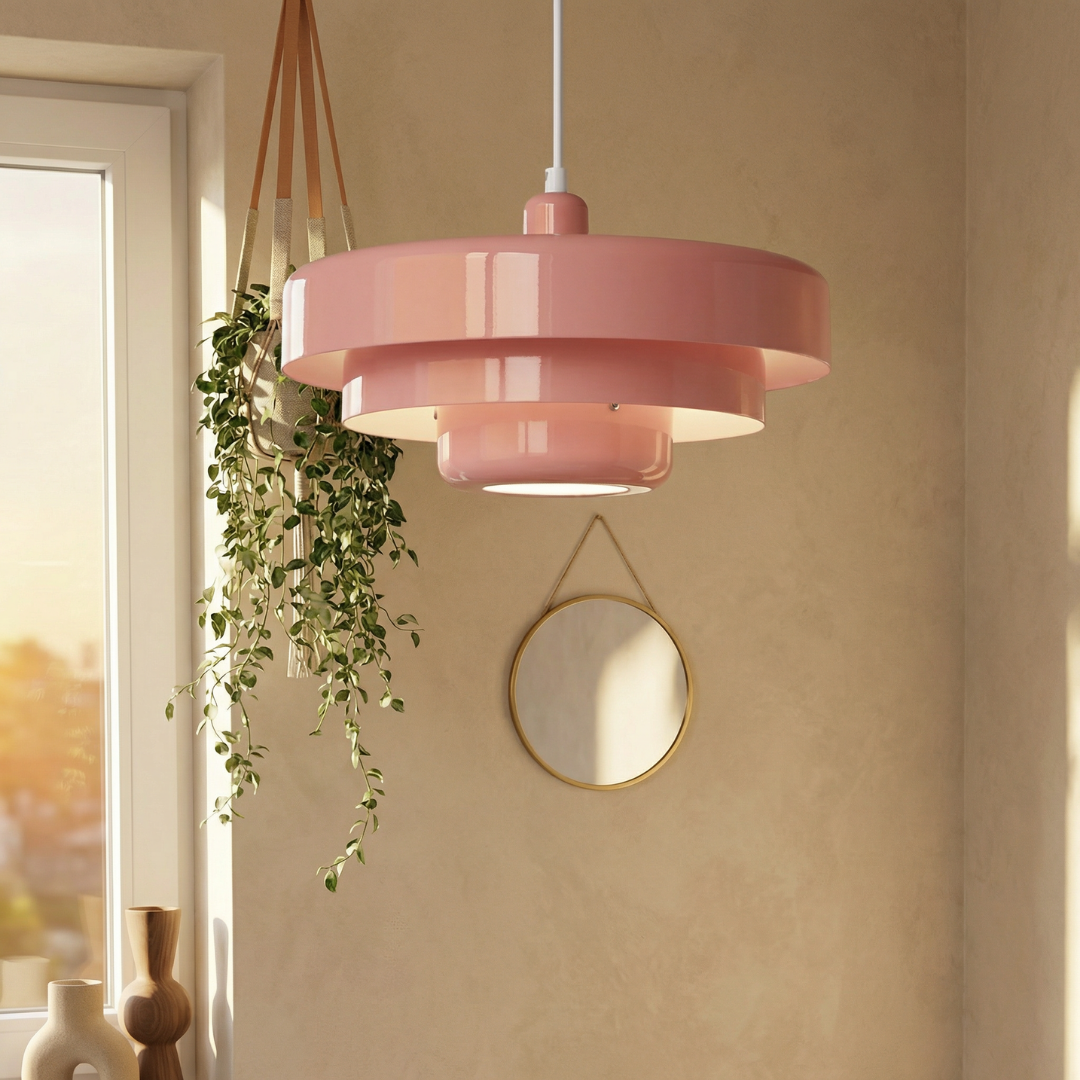 Lumen Bauhaus Three Tier Pendant Light