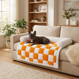 FurShield Plaid Pet Furniture Protector
