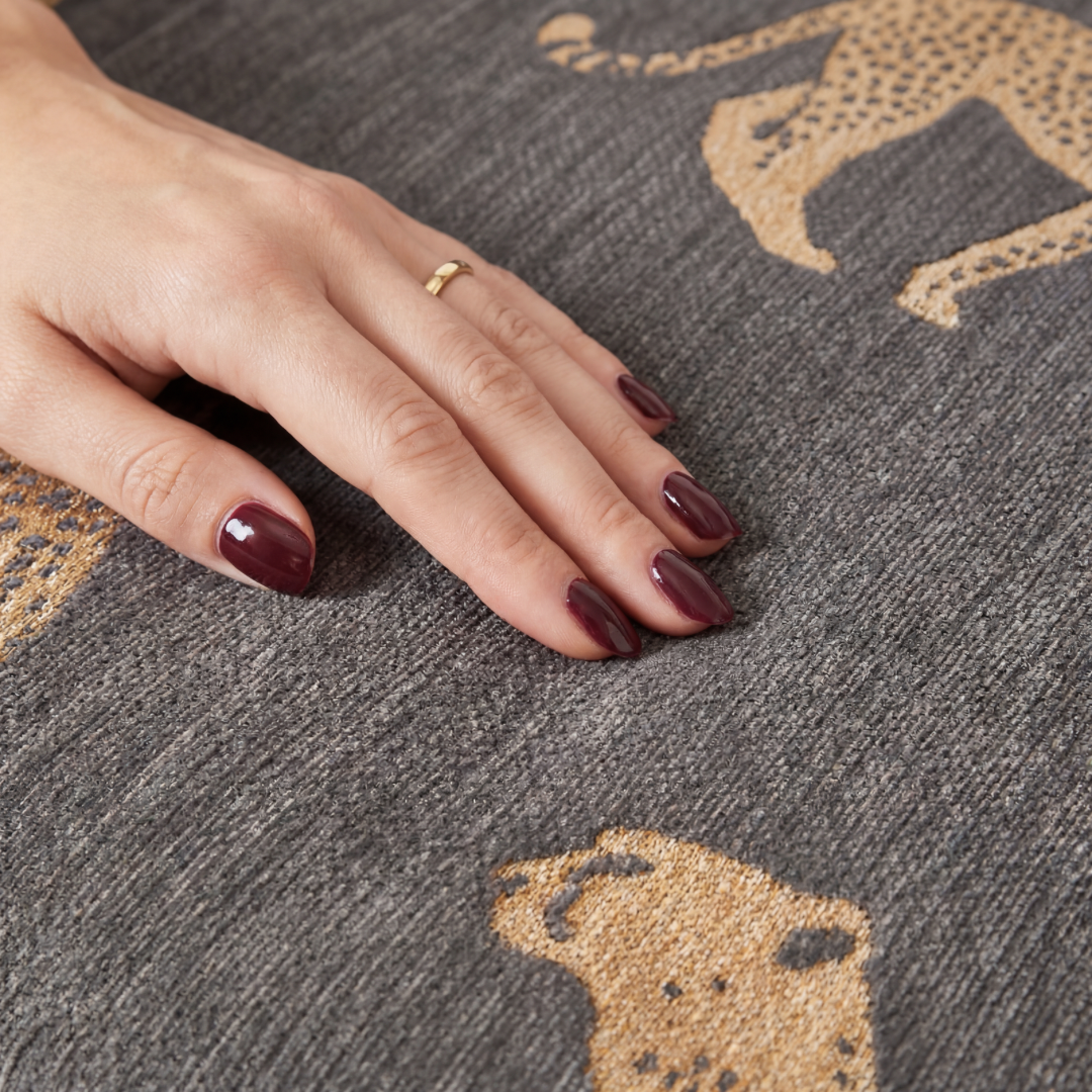 Drapée Leopard Jacquard Sofa Cover