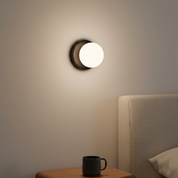 Lumen Frosted Globe Wall Sconce