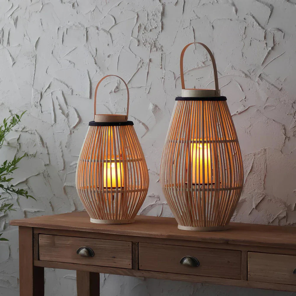 Lumen Woven Bamboo Lantern