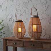 Lumen Woven Bamboo Lantern