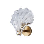 Lumen Brass Seashell Wall Light
