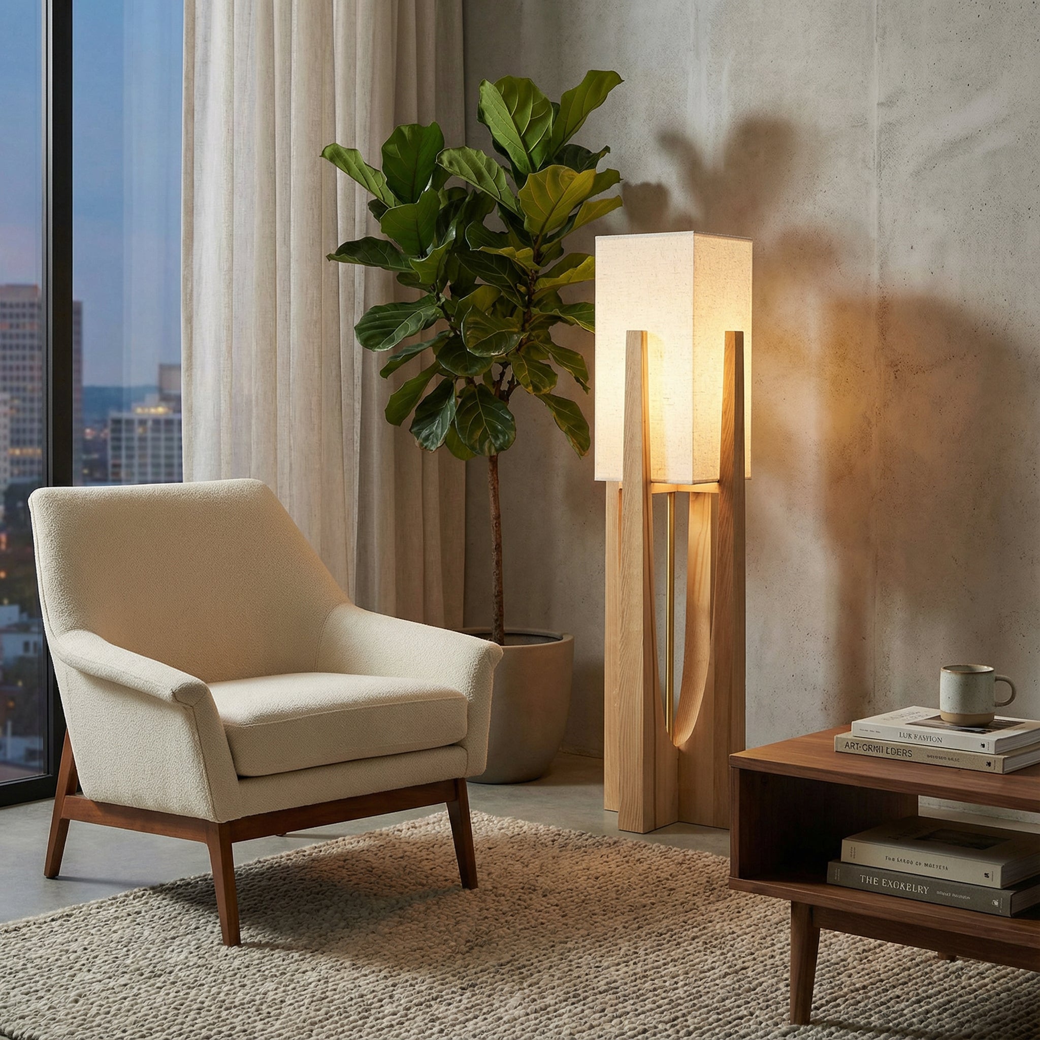 Lumen Wabi Sabi Sora Floor Lamp
