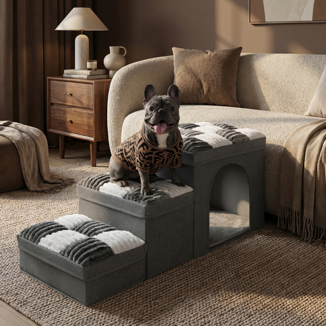 FurShield Storage Pet Stairs