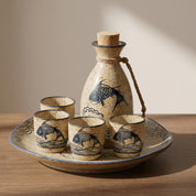Kurohana Ceramic Sake Set