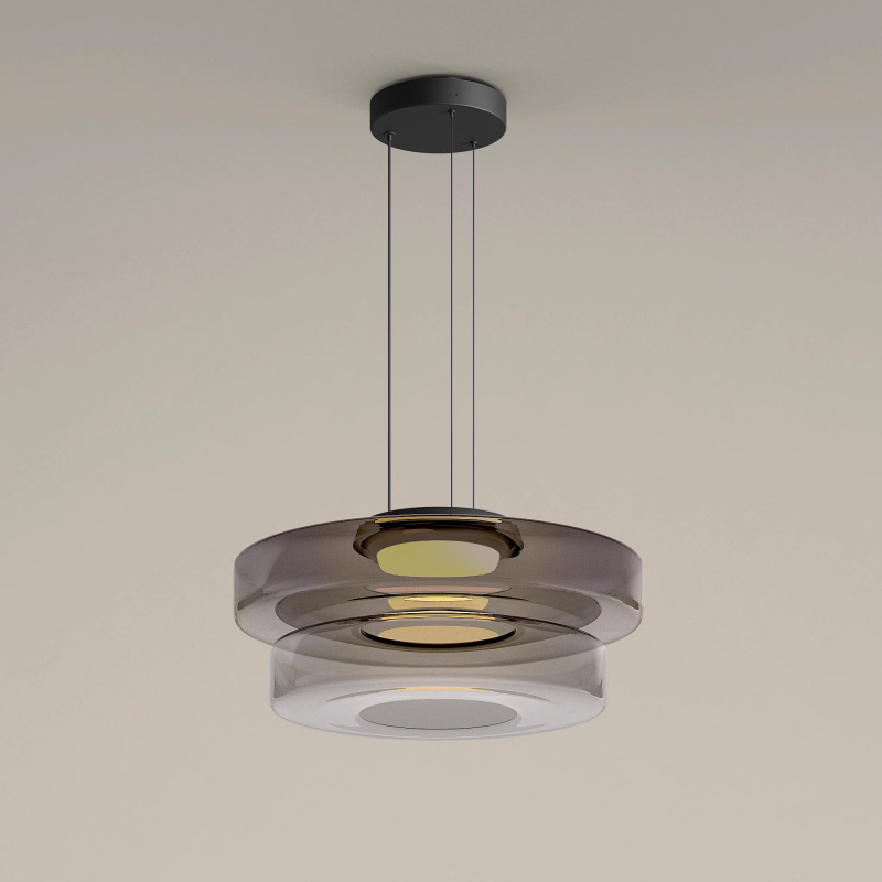 Lumen Carla Bauhaus Glass Pendant Light