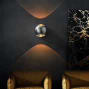 Lumen Hourglass Crystal Wall Sconce
