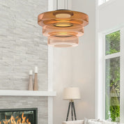 Lumen Carla Bauhaus Glass Pendant Light