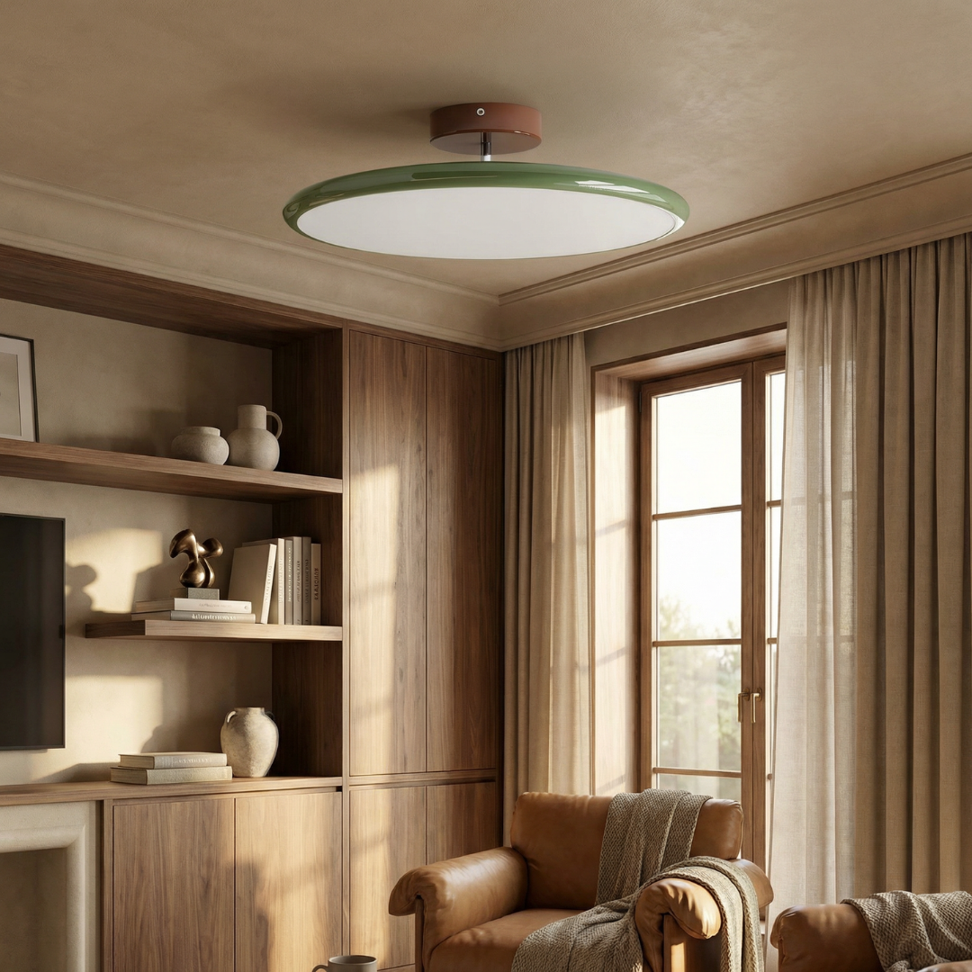 Lumen French Cream Acrylic Ceiling Light