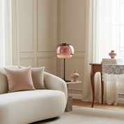 Lumen Sanae Double Dome Glass Table Lamp