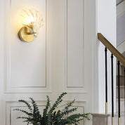 Lumen Brass Seashell Wall Light