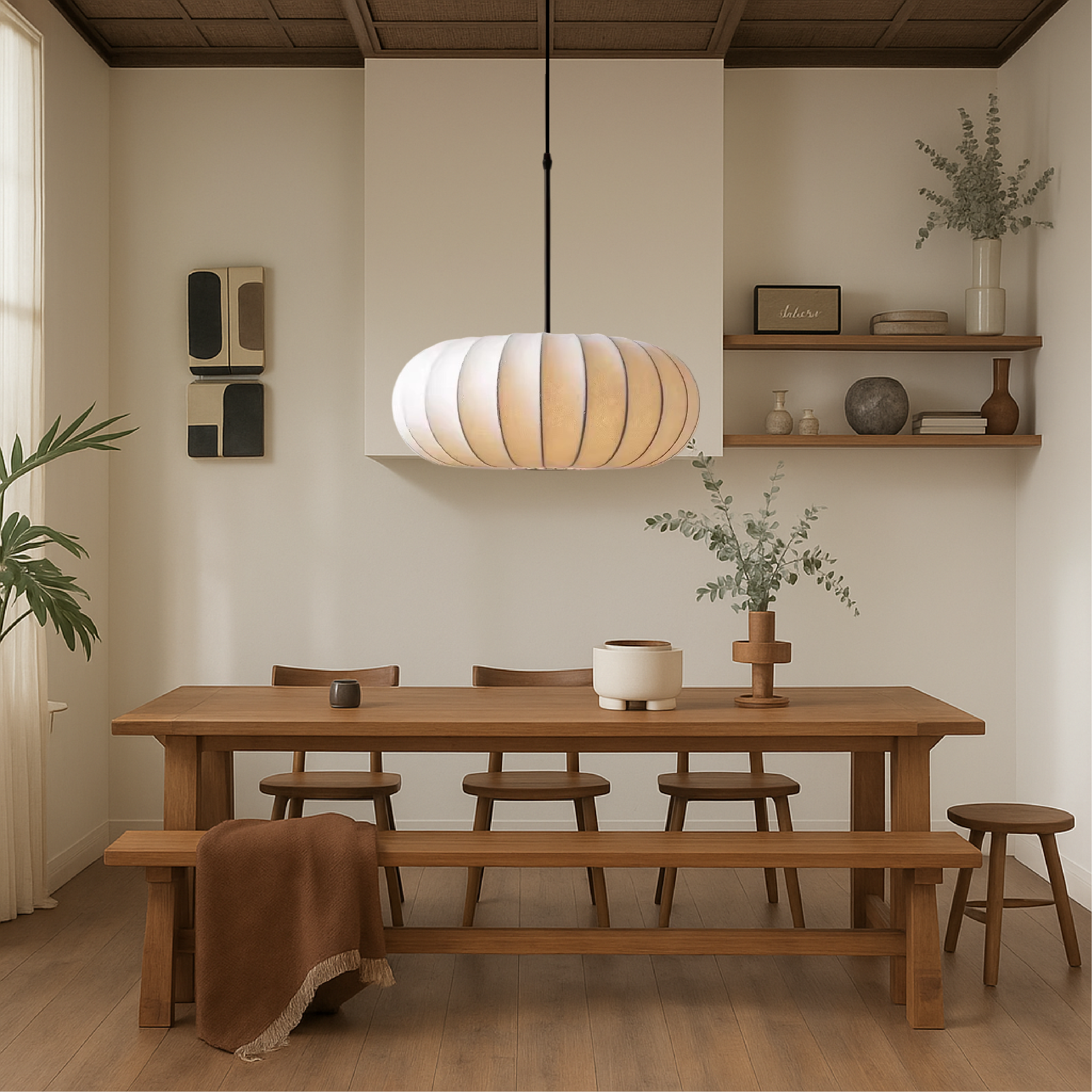 Lumen Verona Silk Pendant Light