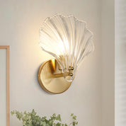 Lumen Brass Seashell Wall Light