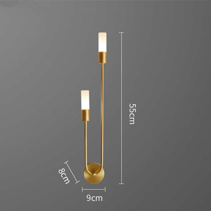 Lumen Meza Gold Wall Sconce Set