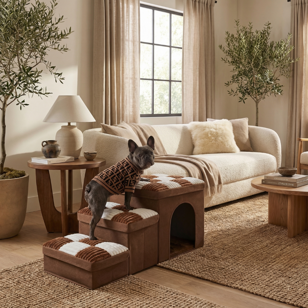 FurShield Storage Pet Stairs