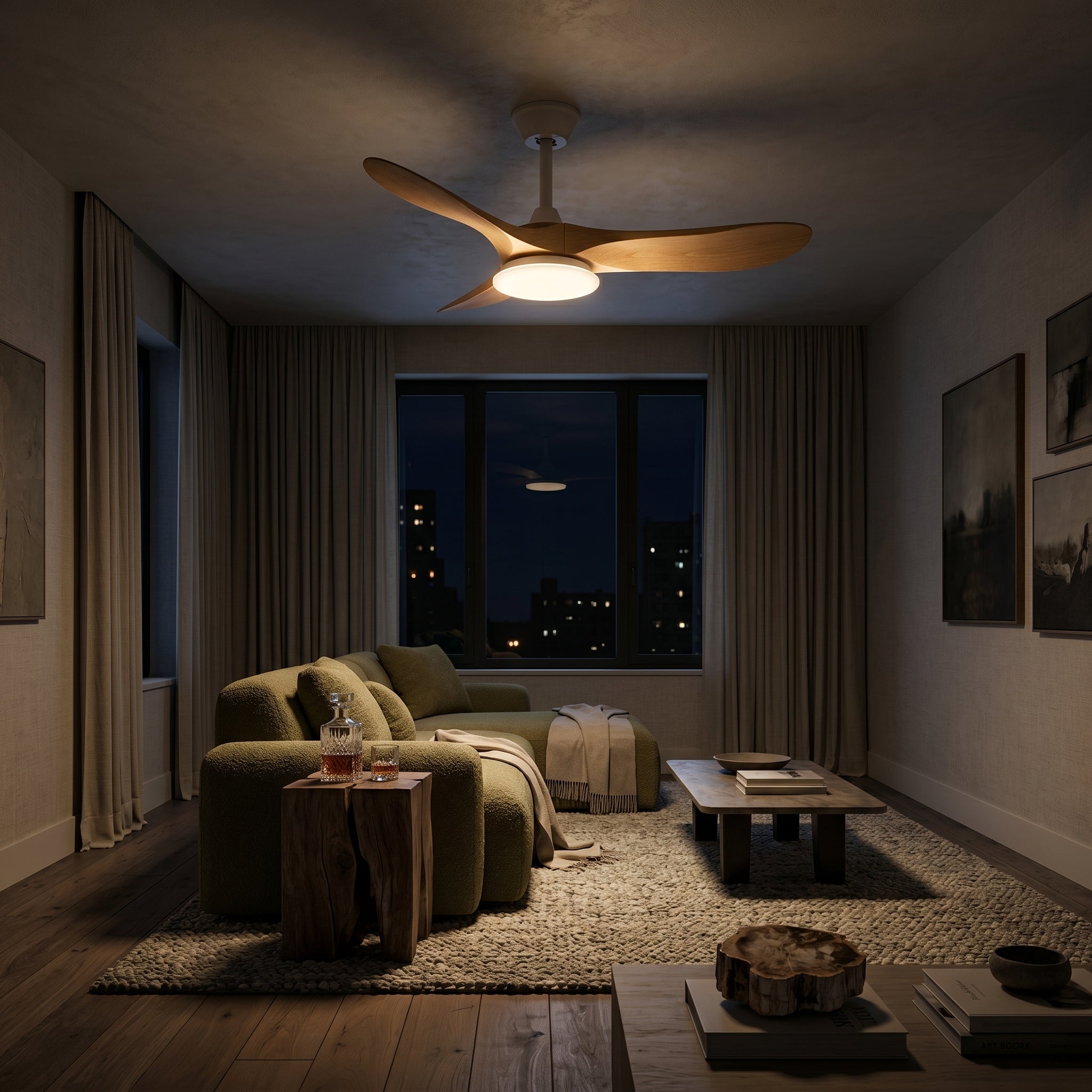 Lumen Tapered Span Ceiling Fan