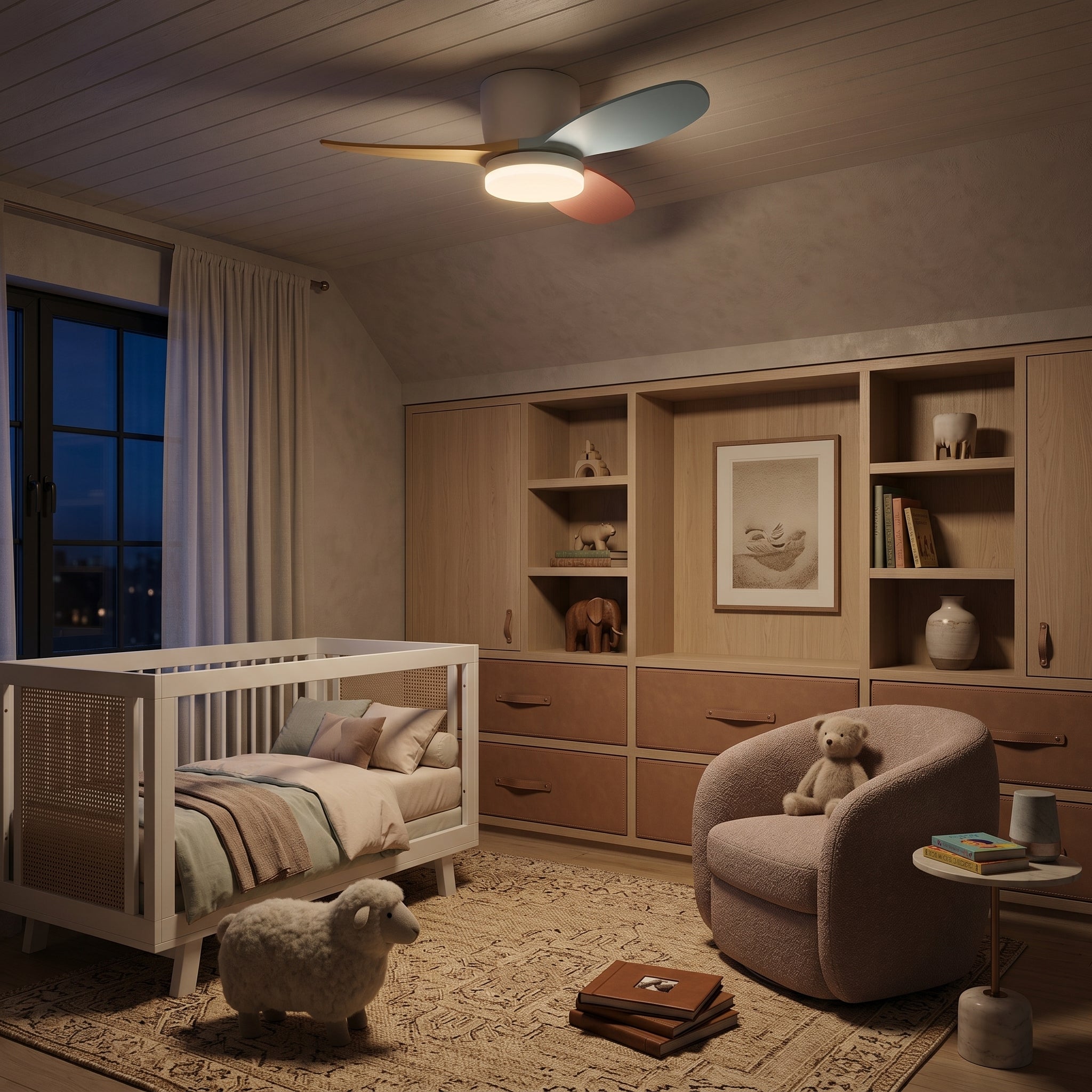 Lumen Wing Arc Ceiling Fan