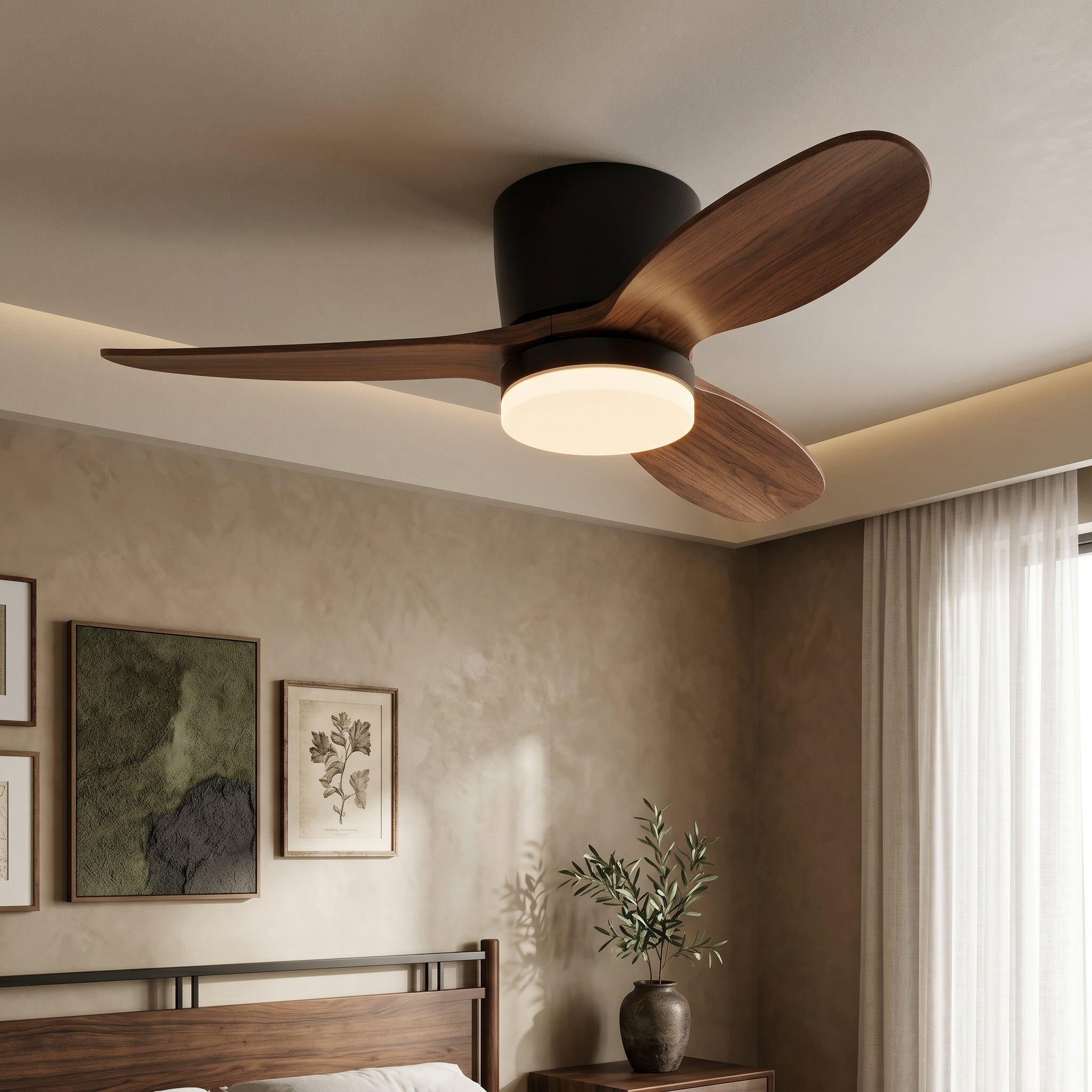 Lumen Wing Arc Ceiling Fan