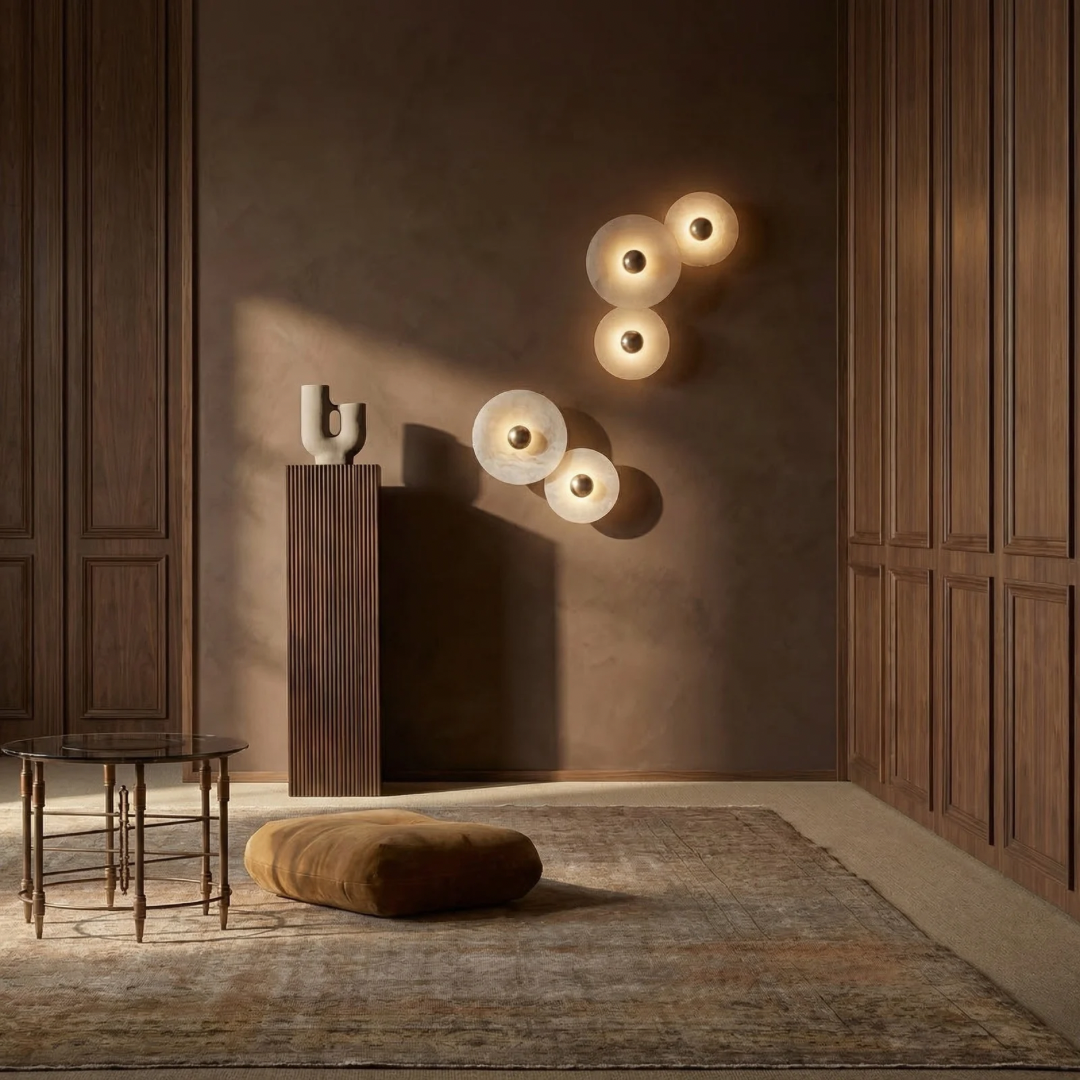 Lumen Alabaster Wall Lamp