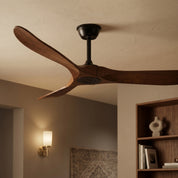 Lumen Curved Wood Blade Fan