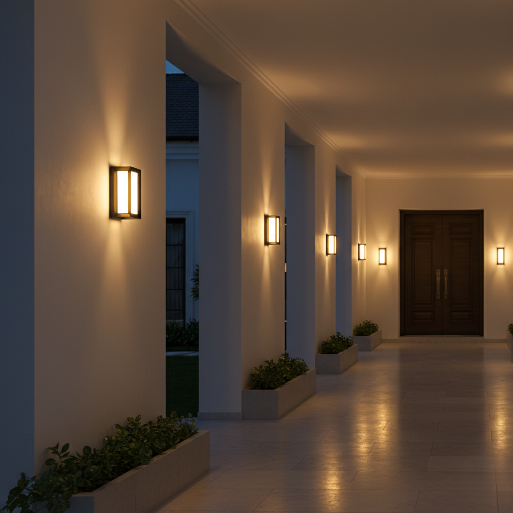 Lumen Outdoor Waterproof Motion Sensor Wall Light