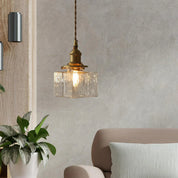 Lumen Jewel Glass Brass Pendant