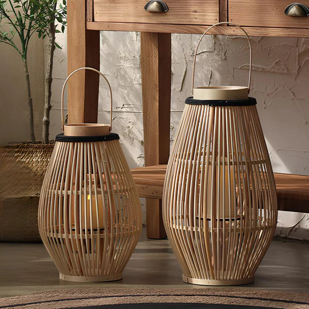 Lumen Woven Bamboo Lantern