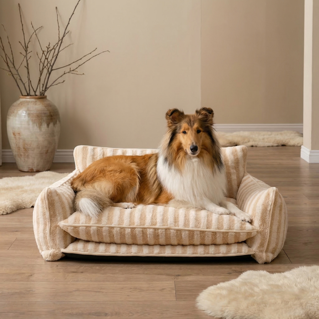 FurShield Lamb Wool Pet Sofa Bed