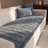 Drapée Plush Pleated Sofa Cover